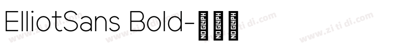 ElliotSans Bold字体转换